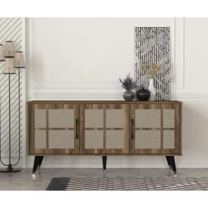 COTOURE luxusni komoda orech textile