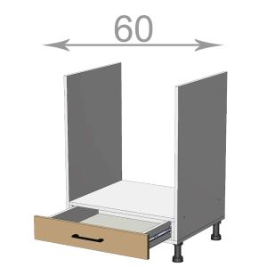 kuchyňská dolní skříňka na vestavnou ruru šířka 60 cm 1 suplik