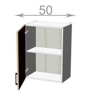 kuchyňská horní skříňka šířka 50 cm 1 dvířka