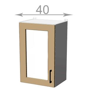 kuchyňská horní vitřina šířka 40 cm 1 dvířka