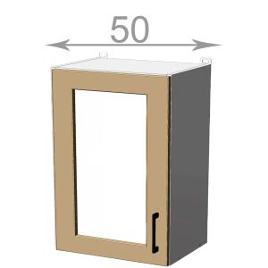 kuchyňská horní vitřina šířka 50 cm 1 dvířka