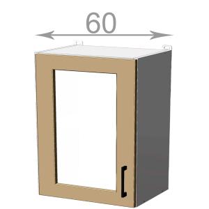 kuchyňská horní vitřina šířka 60 cm 1 dvířka