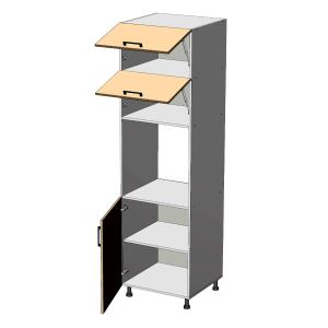 kuchyňská potravinová skříň na vestavnou ruru šířka 60 cm 3 dvířka