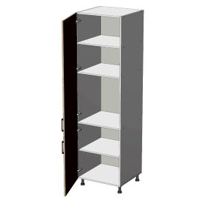 Capri HL602141, kuchyňská potravinová skříň š.60, korpus dub Sonoma, dvířka grafit