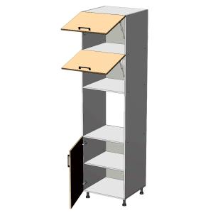 kuchyňská vysoká potravinová skříň na vestavnou ruru šířka 60 cm 3 dvířka