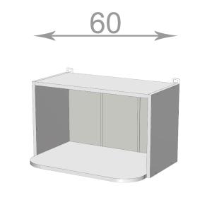 horní regál na mikrovlnku š.60, v.36, Modena WM6036, bílá