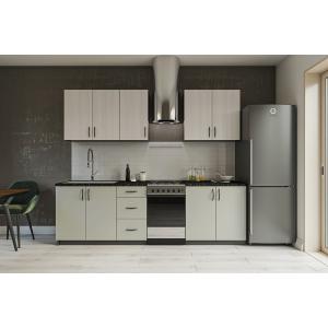 RENE moderní kuchyňská linka 200, ash surfside/chinchilla grey