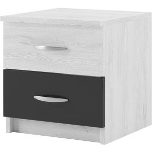 SONATE 2 ks nočních stolků, antracit/light artwood