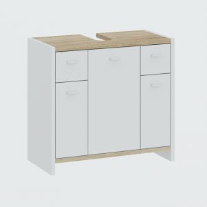 TREO koupelnová skříňka 3D2S, bílá