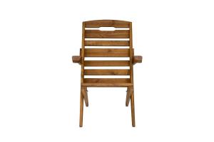 MOUL108 dřevěná zahradní židle, dub