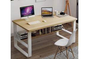 NARUTO psací stůl, bílá/javor