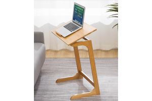 TONNY naklápěcí stolek na notebook, bambus
