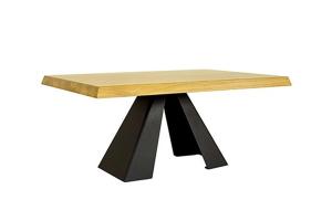 KRIŠTOF ST371 konferenční stolek 100x60, dub/černá matná